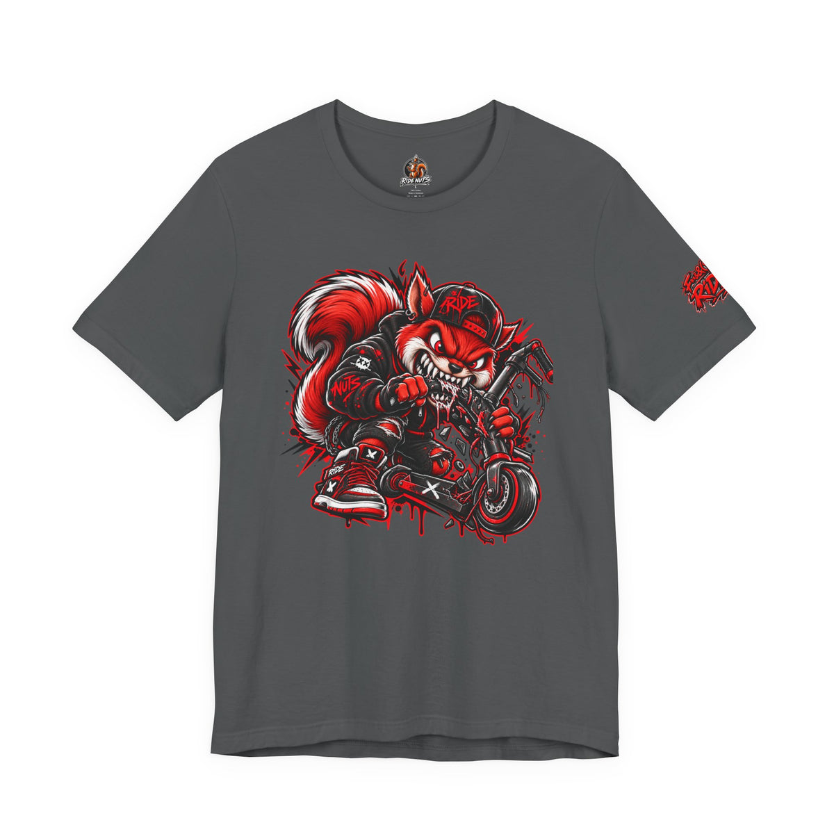 T-shirt Ride Nuts – Squirrel Rampage