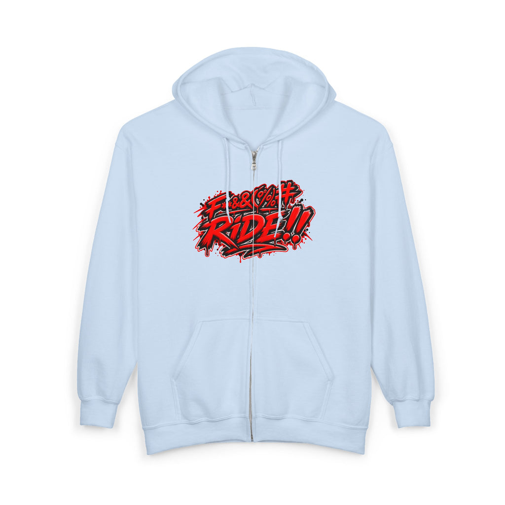 Hoodie Fucking Ride – Red & Black Street Edition