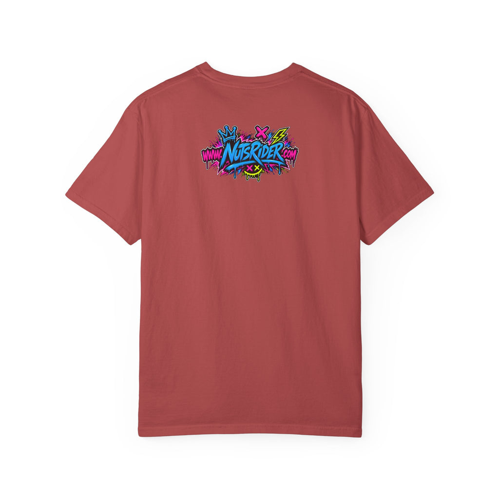 Graffiti Smiley T-Shirt — Neon Street Art Graphic Tee