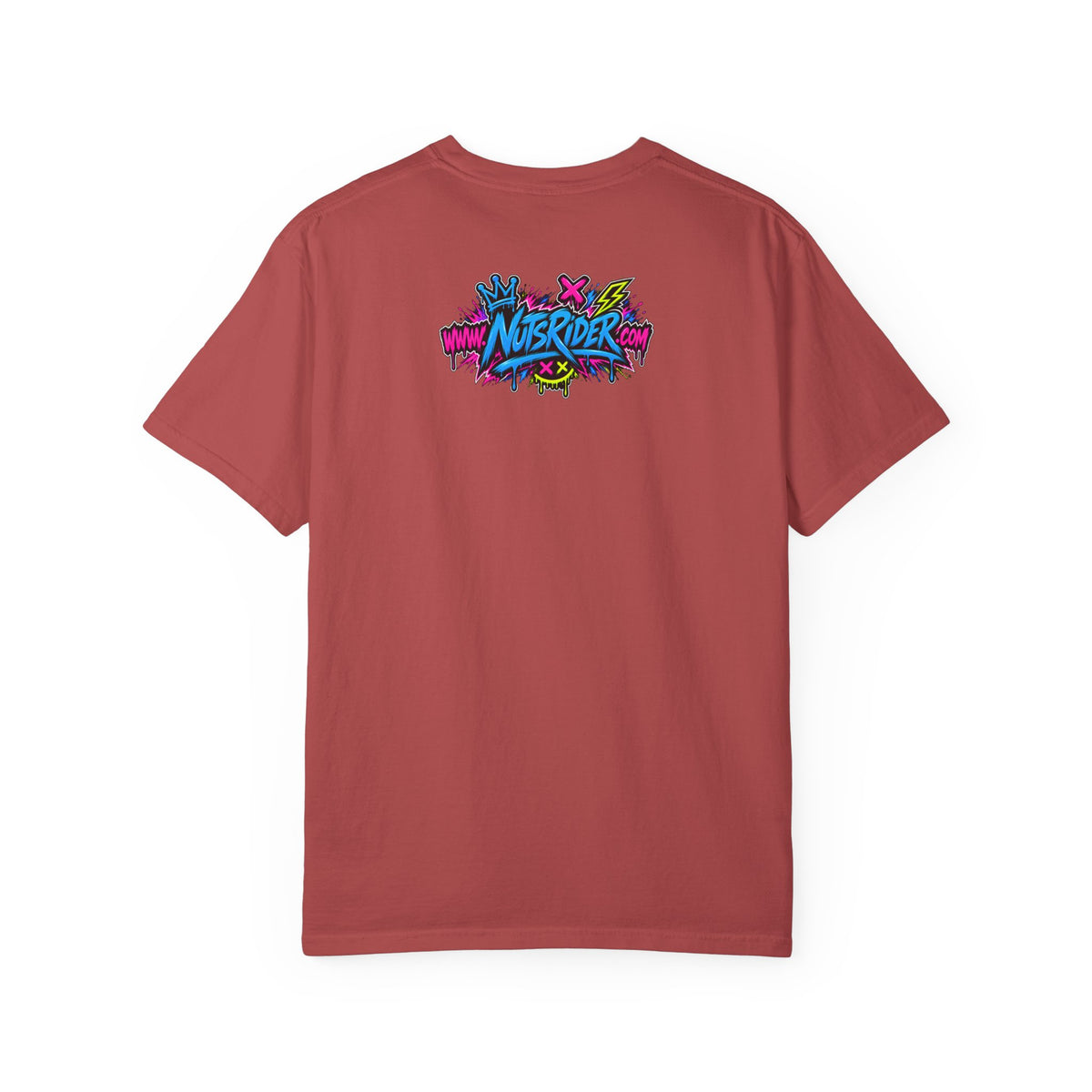 Graffiti Smiley T-Shirt — Neon Street Art Graphic Tee