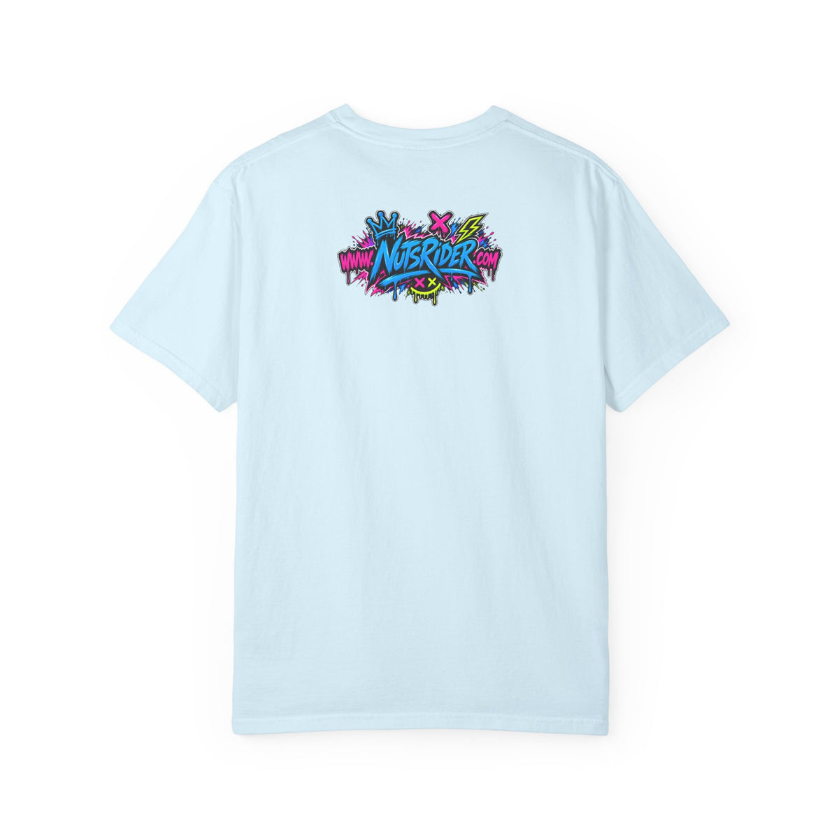 Graffiti Smiley T-Shirt — Neon Street Art Graphic Tee