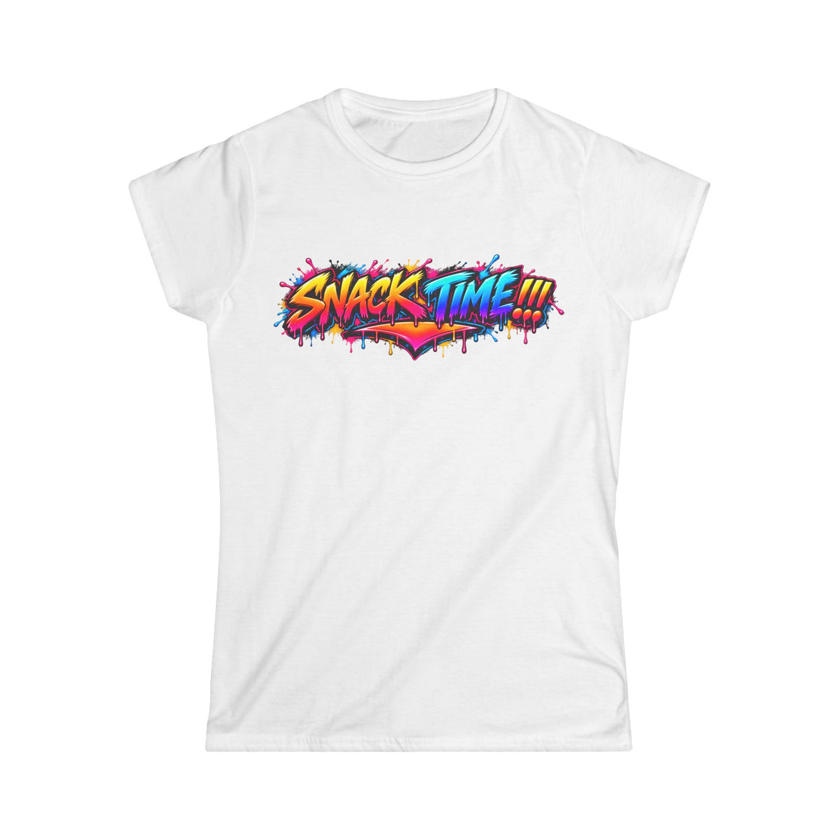 Women's Tee — Classic White Softstyle Crewneck
