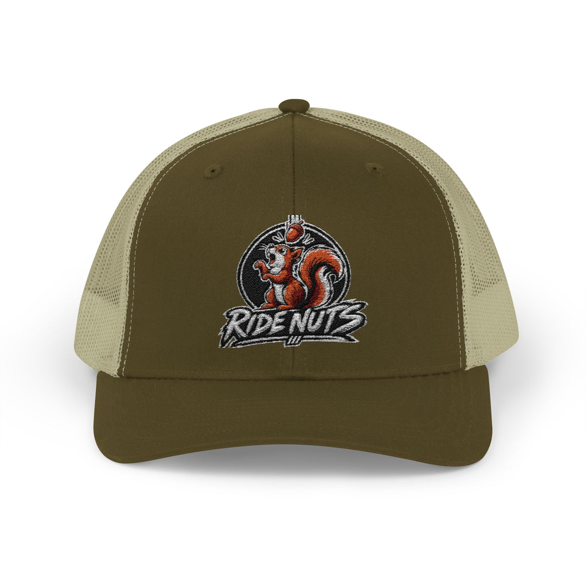 Snapback Trucker Cap — Retro Squirrel Logo Casual Baseball Hat