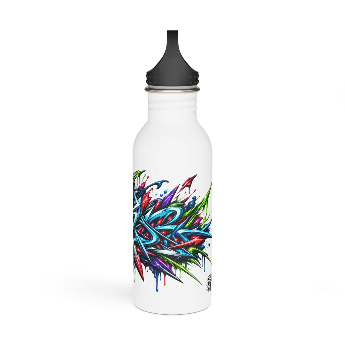 Graffiti Burst Stainless Steel Water Bottle