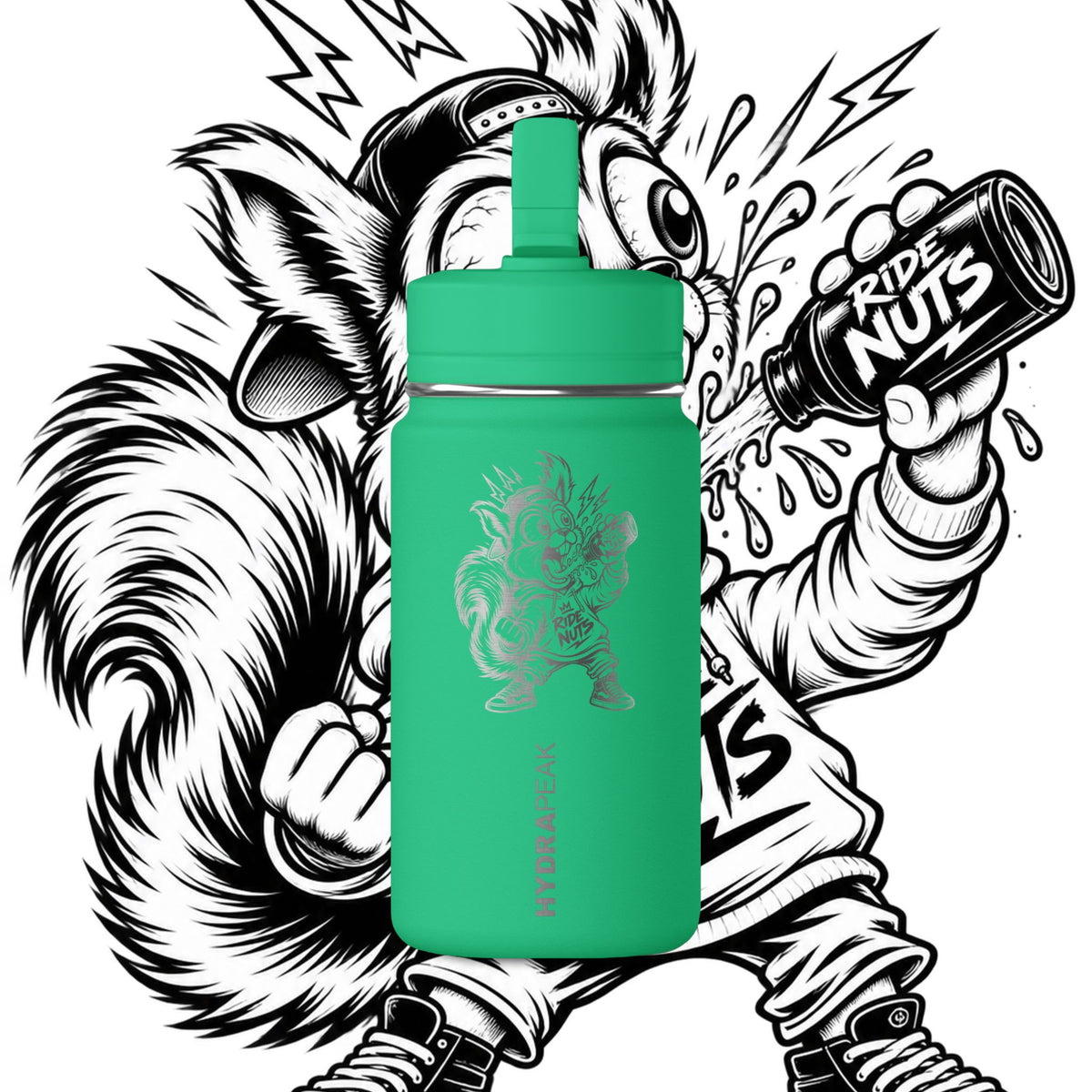 bouteille Ride Nuts – 14 oz | Acier inoxydable