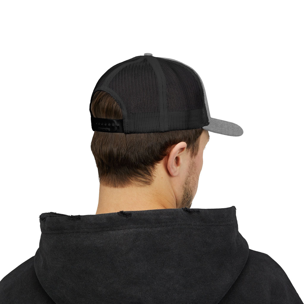 Snapback Trucker Cap — Retro Squirrel Logo Casual Baseball Hat