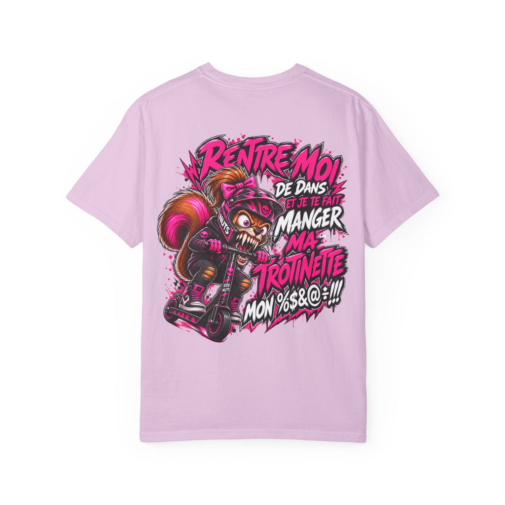 Ride Nuts Scooter T-Shirt — Graphic French Text "Rentre Moi!" Streetwear