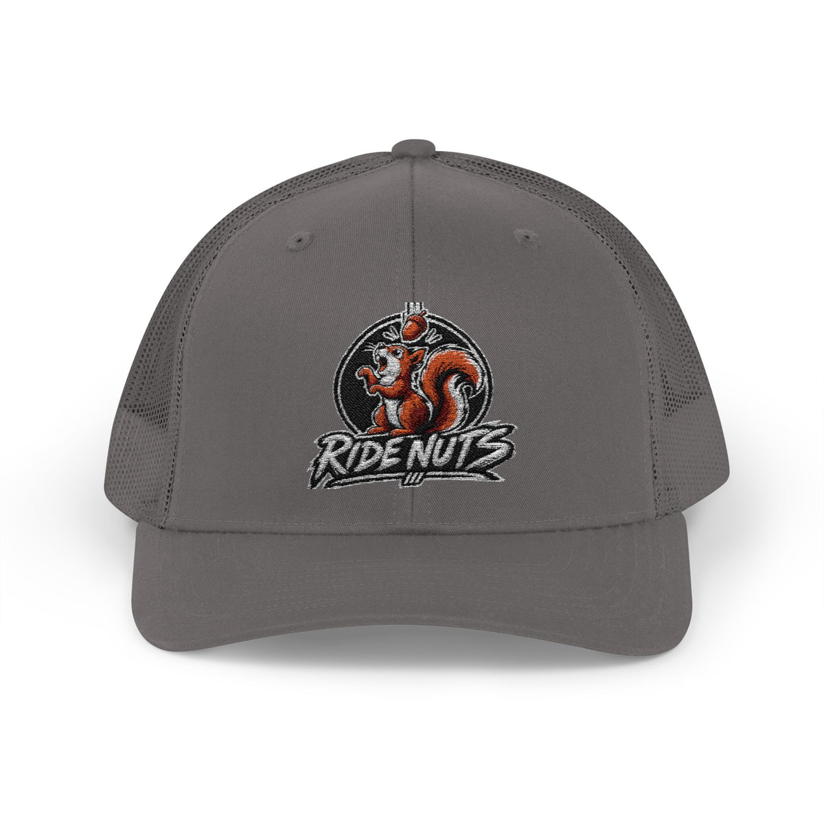 Snapback Trucker Cap — Retro Squirrel Logo Casual Baseball Hat