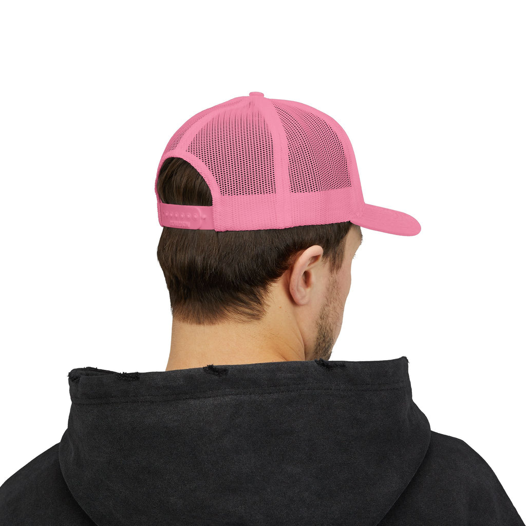 Snapback Trucker Cap — Retro Squirrel Logo Casual Baseball Hat