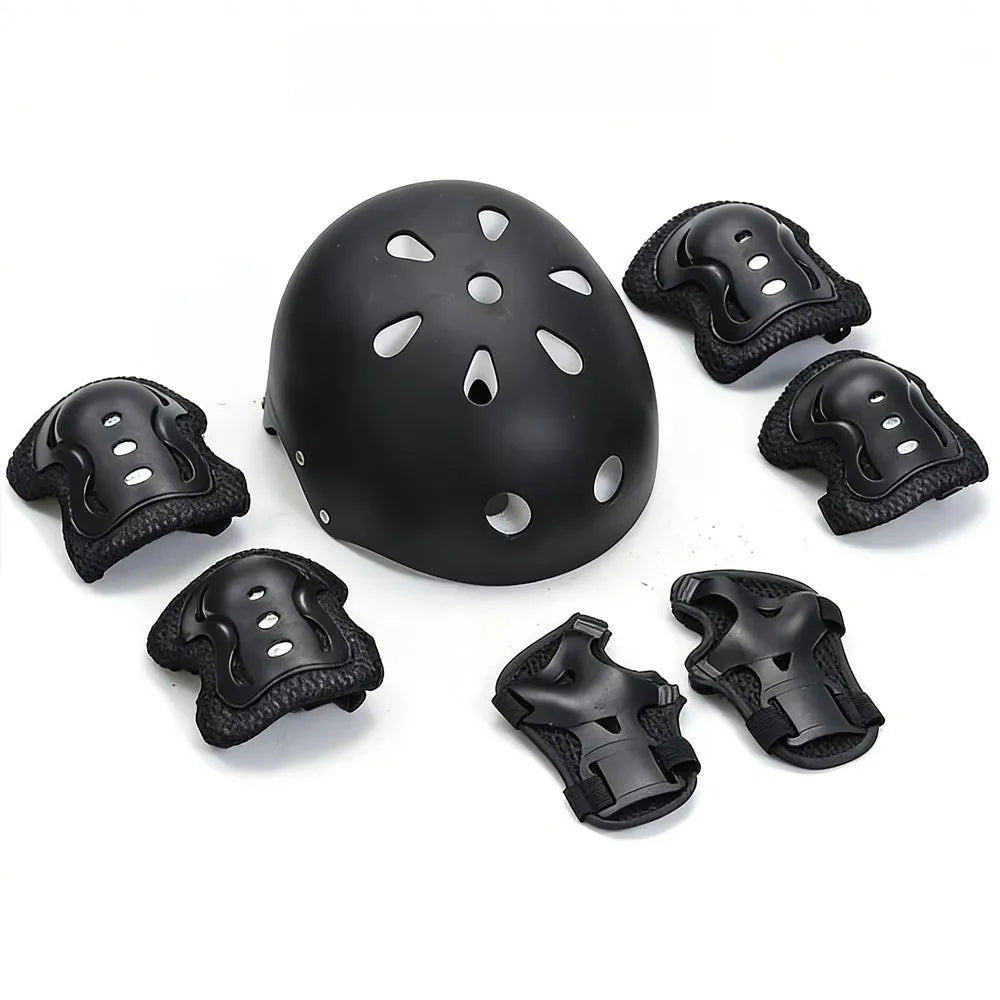 🛡️ Kit de protection 7 pièces – Casque + protections