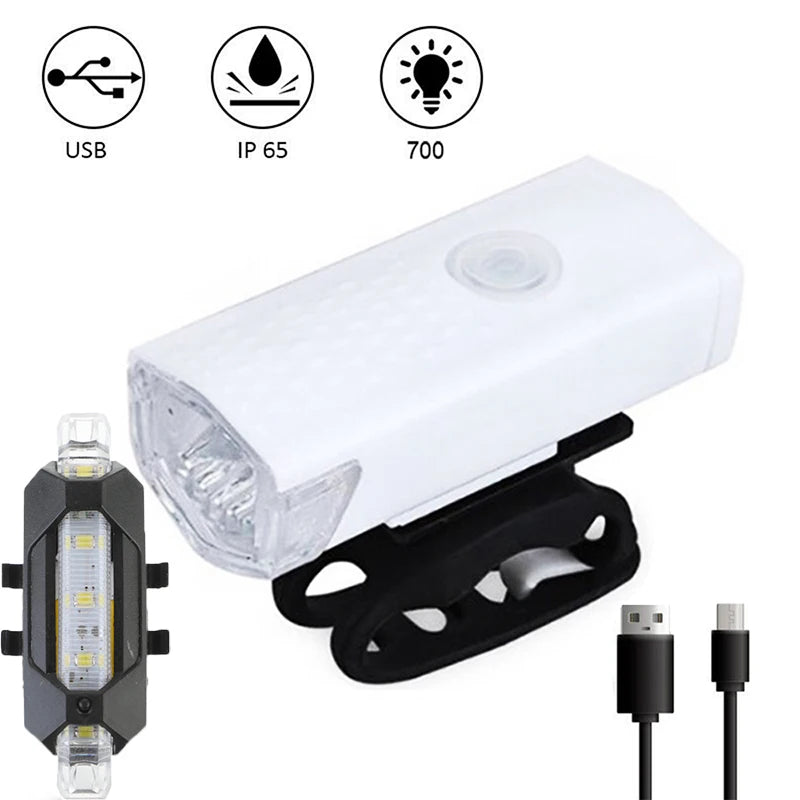 Bike Bicycle Light USB LED Rechargeable ridenuts