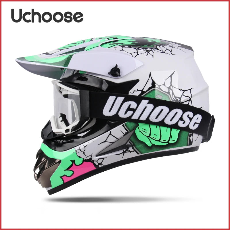 2023 New Windproof Sturdy Motorbike Helmet Classic Riding Helmet Off-road Bickcles Bike Men's Women's Multi Colour Motocross