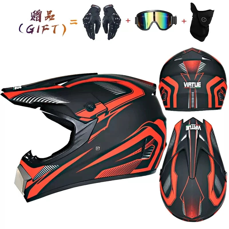 🔥 Casque intégral Motocross – Street Edition