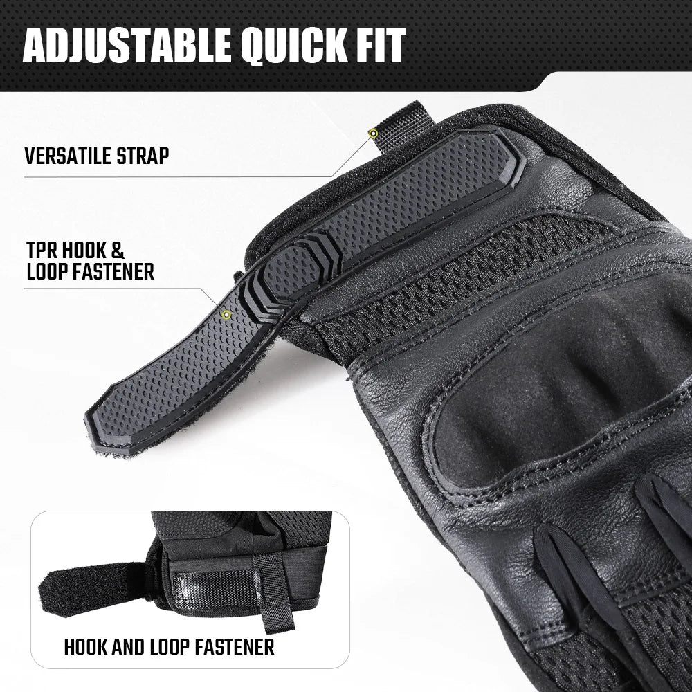 🧤 Gants de protection Ride Nuts – Coque rigide & tactiles  Plus de grip. Plus de protection. Toujours connecté. ⚡