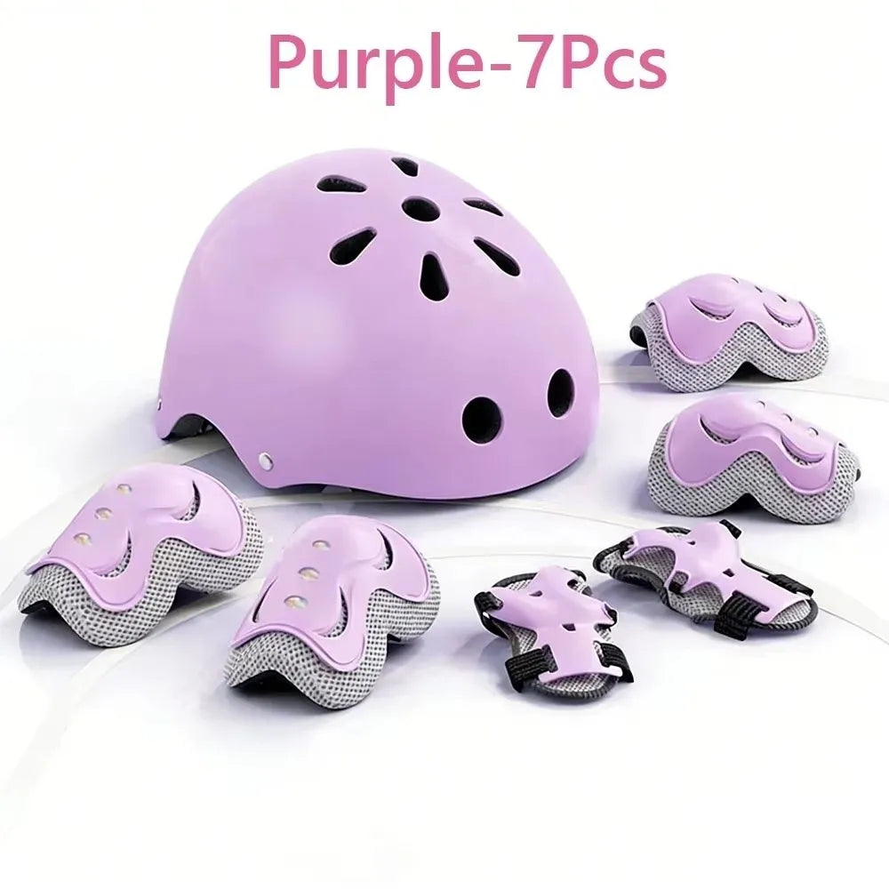 🛡️ Kit de protection 7 pièces – Casque + protections