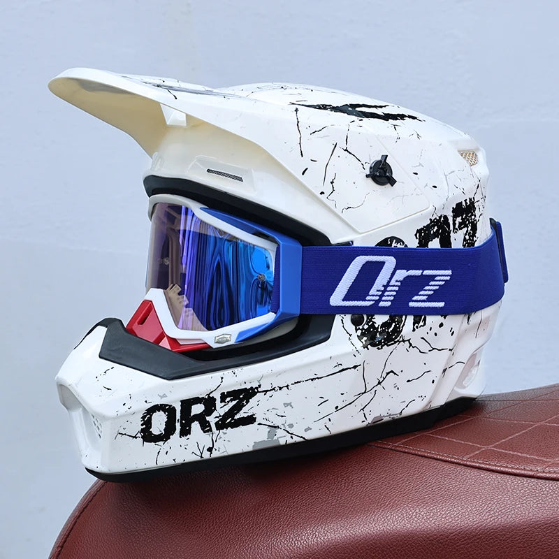 🏁 Casque intégral ORZ Graffiti – Street Rider