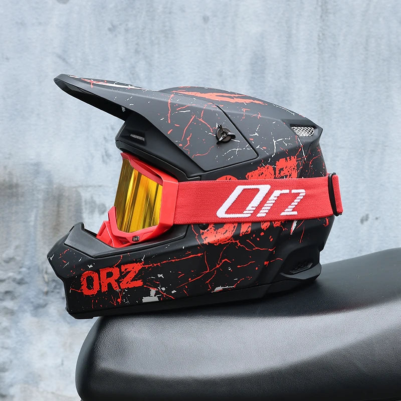 🏁 Casque intégral ORZ Graffiti – Street Rider