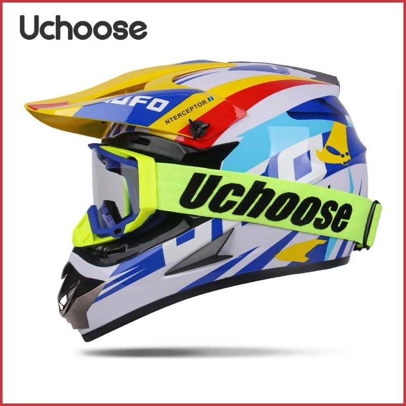 2023 New Windproof Sturdy Motorbike Helmet Classic Riding Helmet Off-road Bickcles Bike Men's Women's Multi Colour Motocross