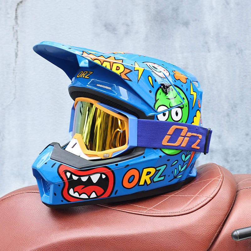 🏁 Casque intégral ORZ Graffiti – Street Rider