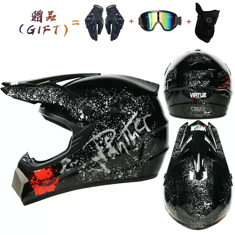 🔥 Casque intégral Motocross – Street Edition
