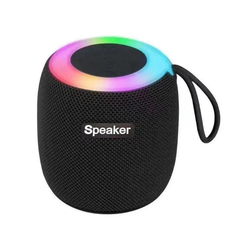 Mini haut-parleur Bluetooth RGB portable avec dragonne