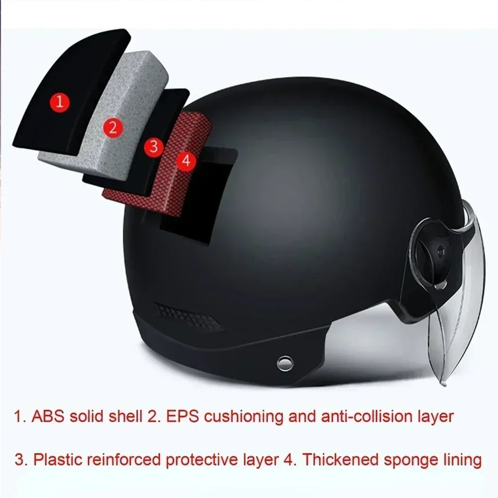 Casque Ride Nuts Shadow – Visière fumée & look urbain 🖤⚡