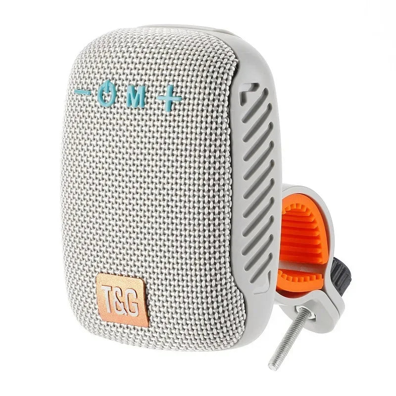 Portable Speaker Wireless Bicycle Speaker with Stable Handlebar Mount Waterproof Bluetooth Speaker for Bike Scooter Traveling