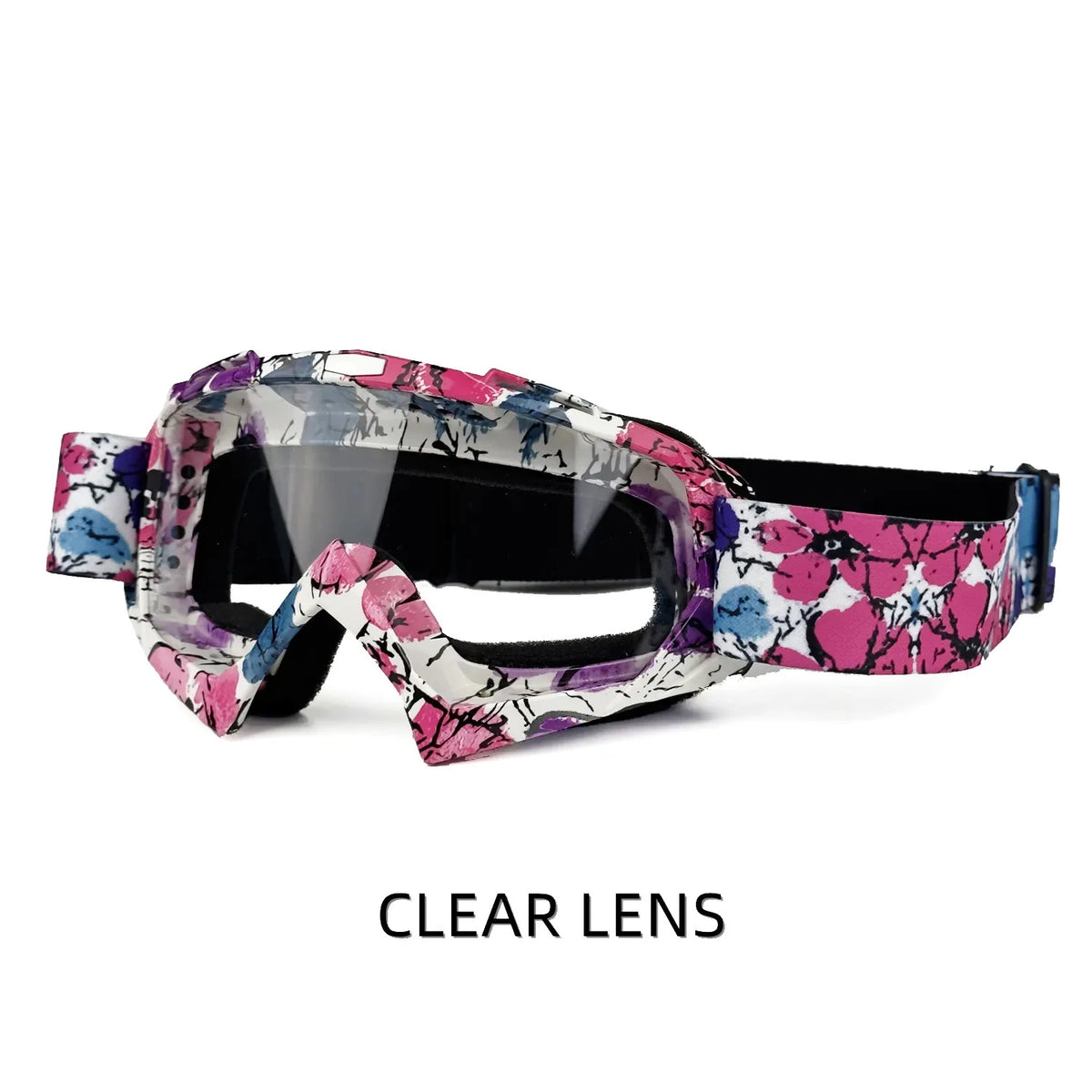 MX Motorcycle Motocross Goggles, Windproof Protective Off-Road Glasses for Men MTB ATV Cycling Racing Outdoor Sports