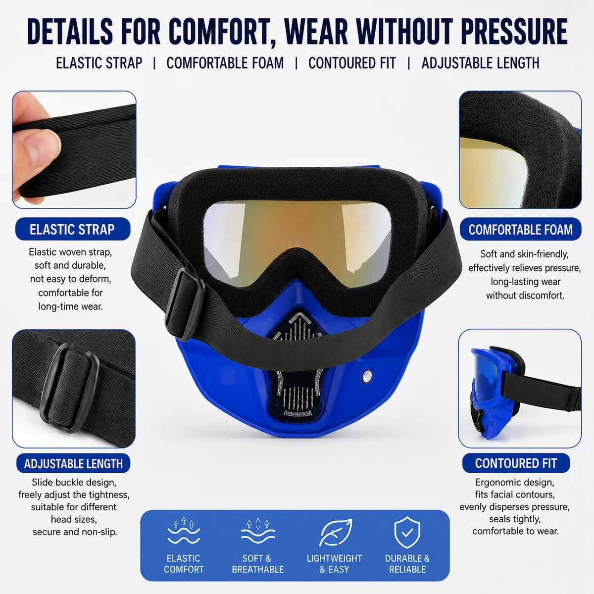 Masque intégral Ride Nuts – Style & protection contre le vent Un look qui ne passe pas inaperçu. ⚡