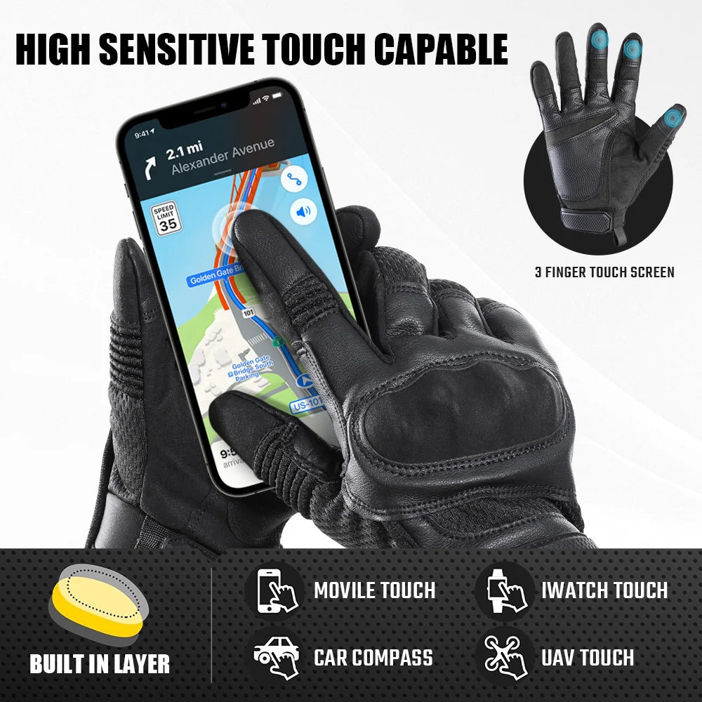 🧤 Gants de protection Ride Nuts – Coque rigide & tactiles  Plus de grip. Plus de protection. Toujours connecté. ⚡