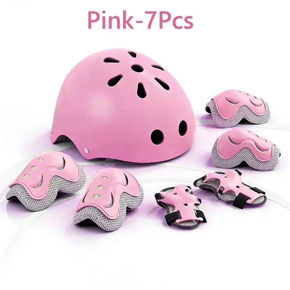 🛡️ Kit de protection 7 pièces – Casque + protections