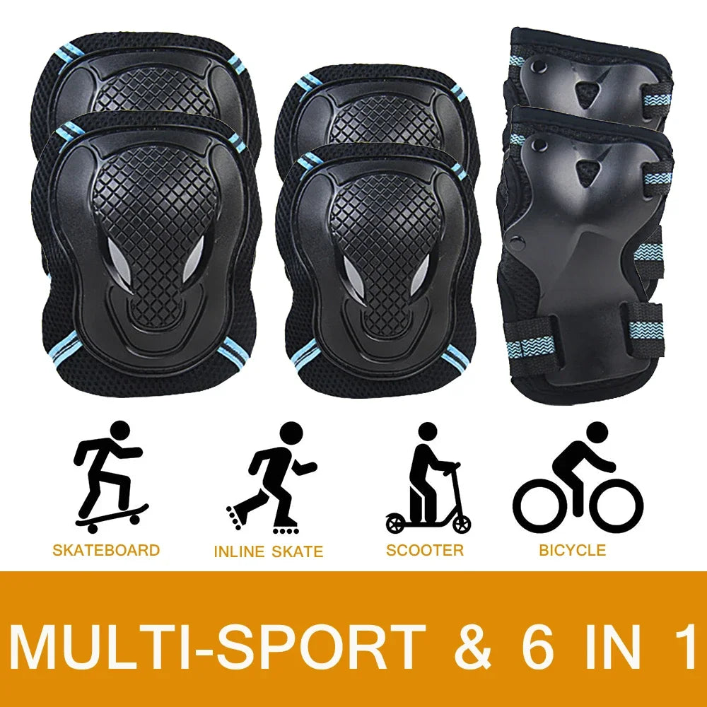 🛡️ Kit de protection 6 pièces Ride Nuts – Genoux, coudes & poignets  Ride fort. Protège-toi comme il faut. 🤘