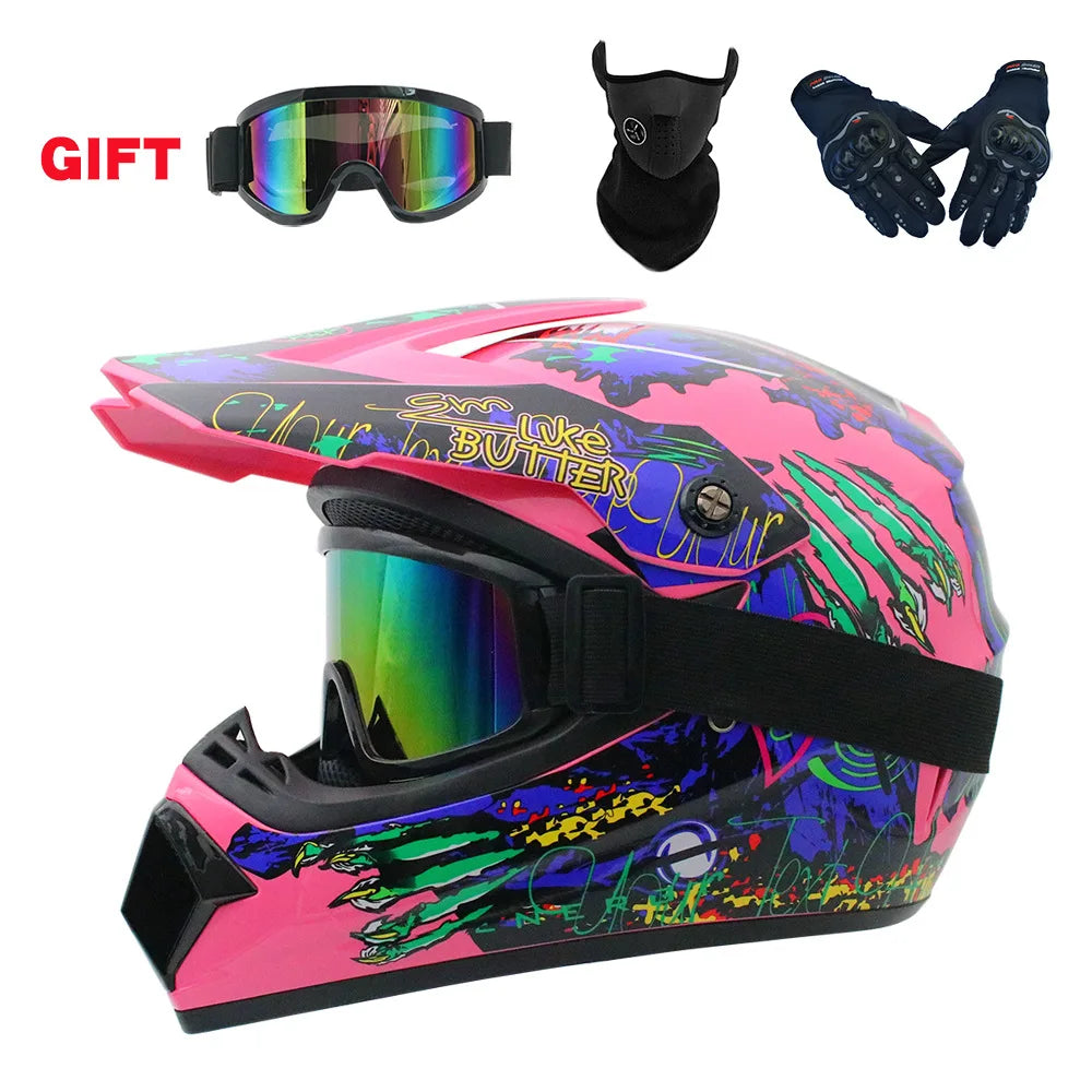 🔥 Casque intégral Motocross – Street Edition