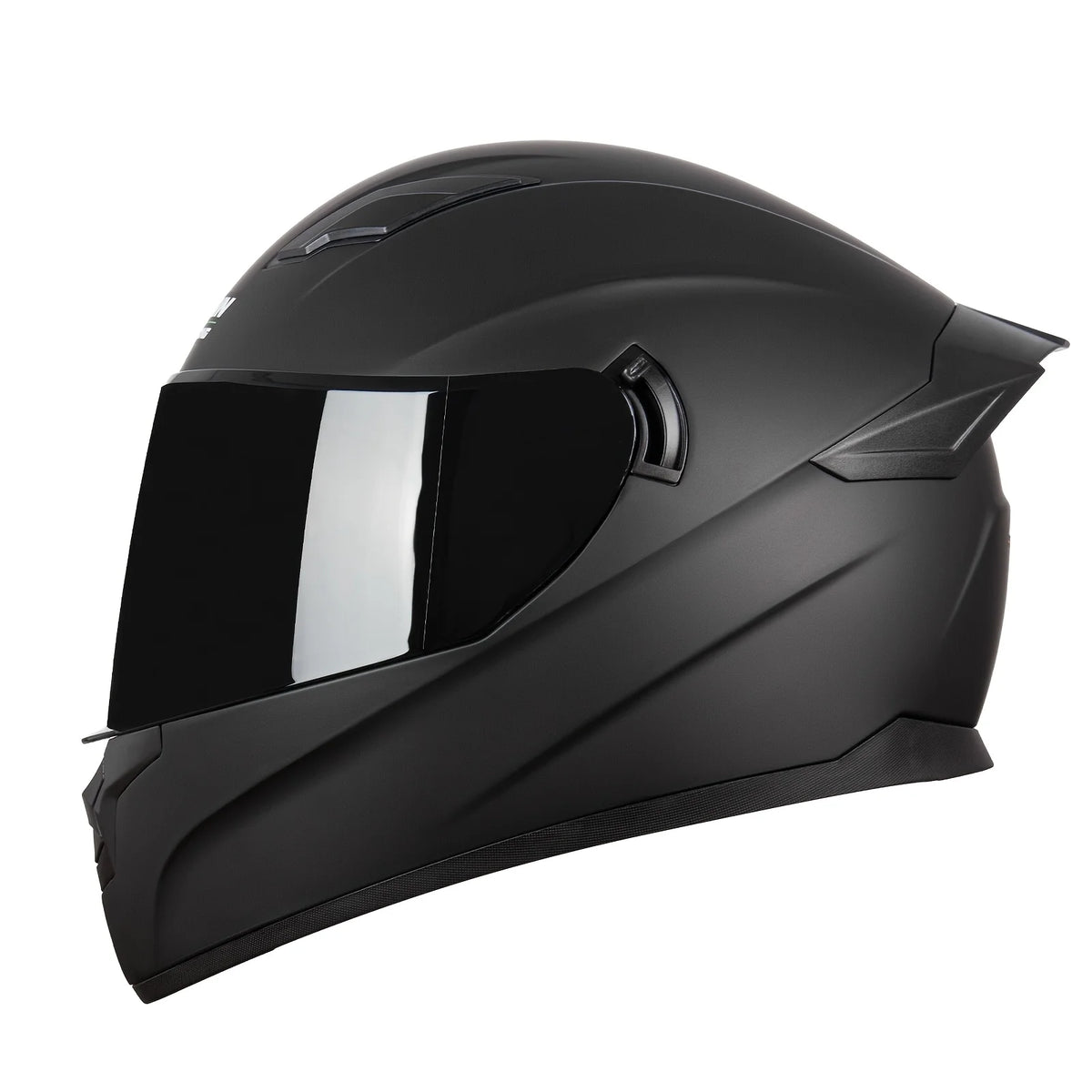 Casque intégral Crown Racing DOT – Black Metallic ⚡ | Ride Nuts
