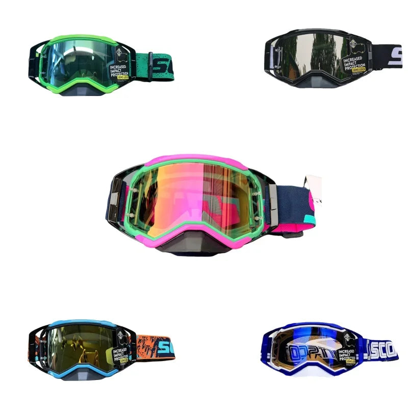 Lunettes de motocross multicolores – Style & qualité