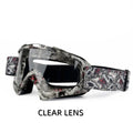 MX Motorcycle Motocross Goggles, Windproof Protective Off-Road Glasses for Men MTB ATV Cycling Racing Outdoor Sports