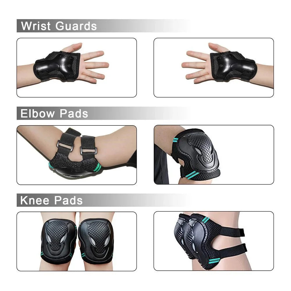 🛡️ Kit de protection 6 pièces Ride Nuts – Genoux, coudes & poignets  Ride fort. Protège-toi comme il faut. 🤘