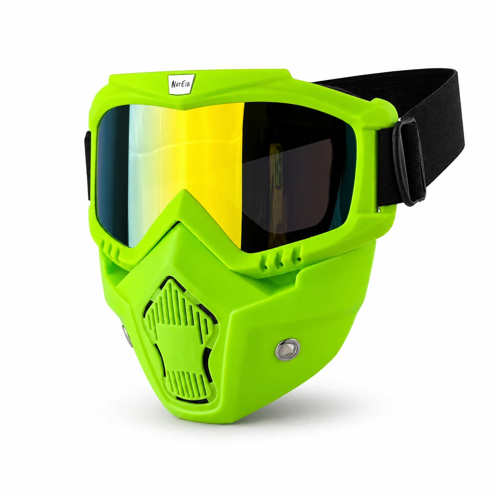 Masque intégral Ride Nuts – Style & protection contre le vent Un look qui ne passe pas inaperçu. ⚡