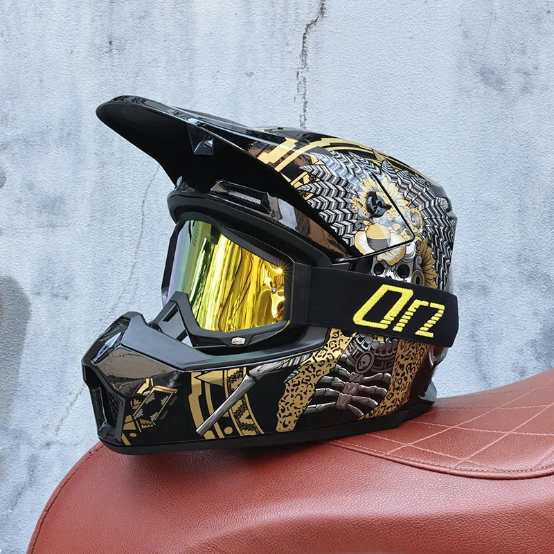 🏁 Casque intégral ORZ Graffiti – Street Rider