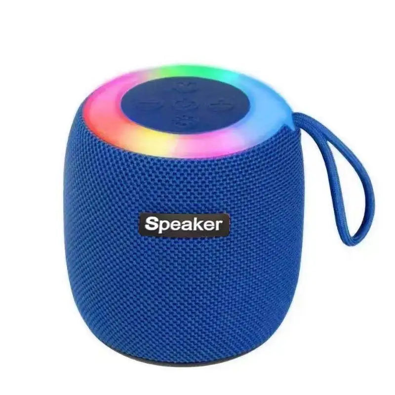 Mini haut-parleur Bluetooth RGB portable avec dragonne