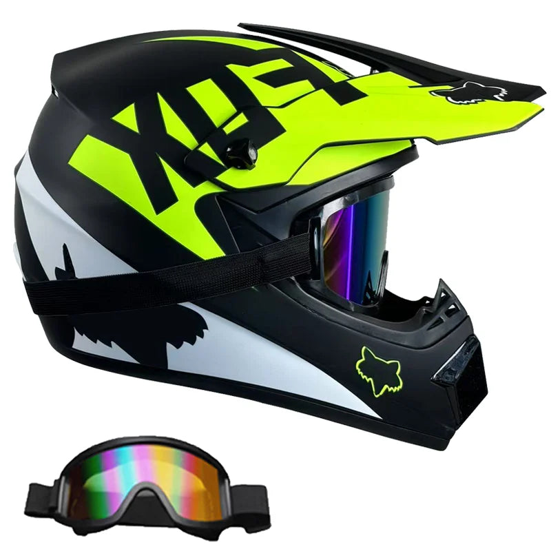 Casque Motocross FOX ABS DOT – Ride Nuts ⚡
