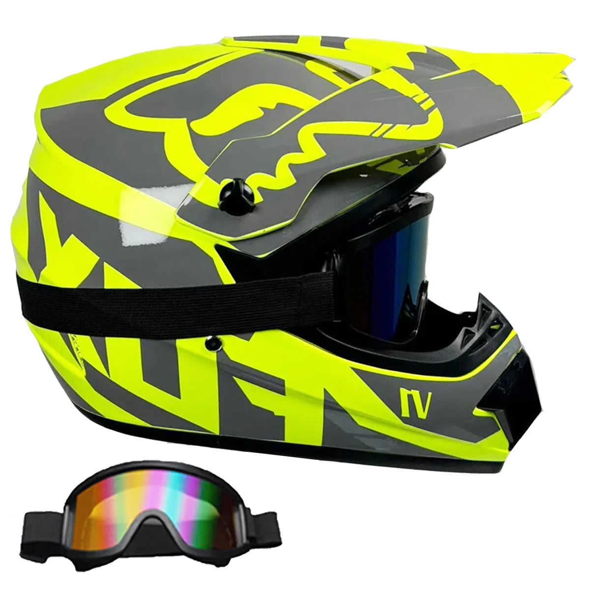 Casque Motocross FOX ABS DOT – Ride Nuts ⚡