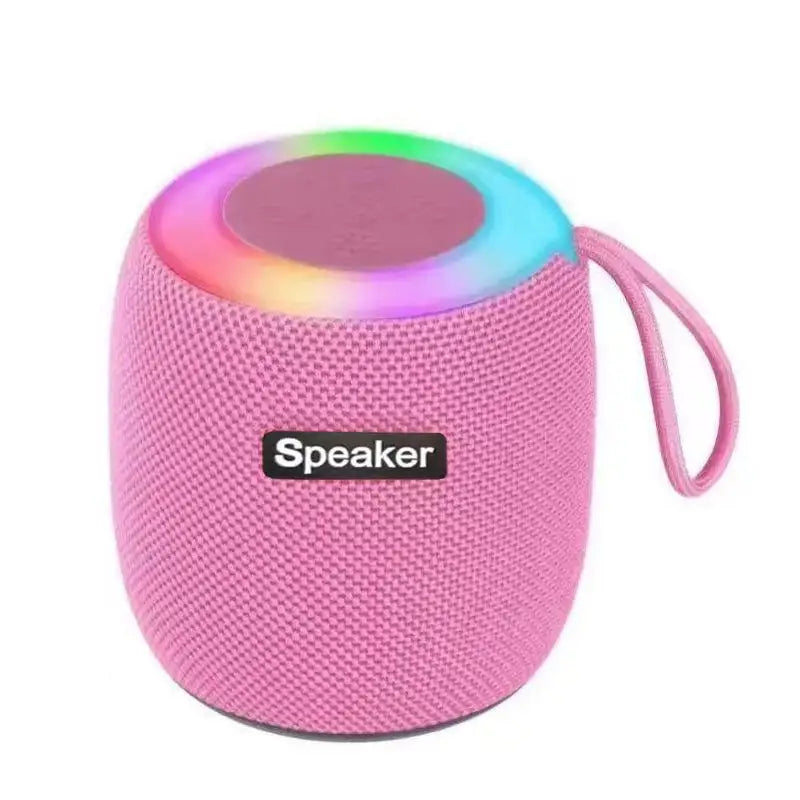 Mini haut-parleur Bluetooth RGB portable avec dragonne