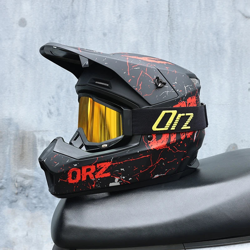 🏁 Casque intégral ORZ Graffiti – Street Rider