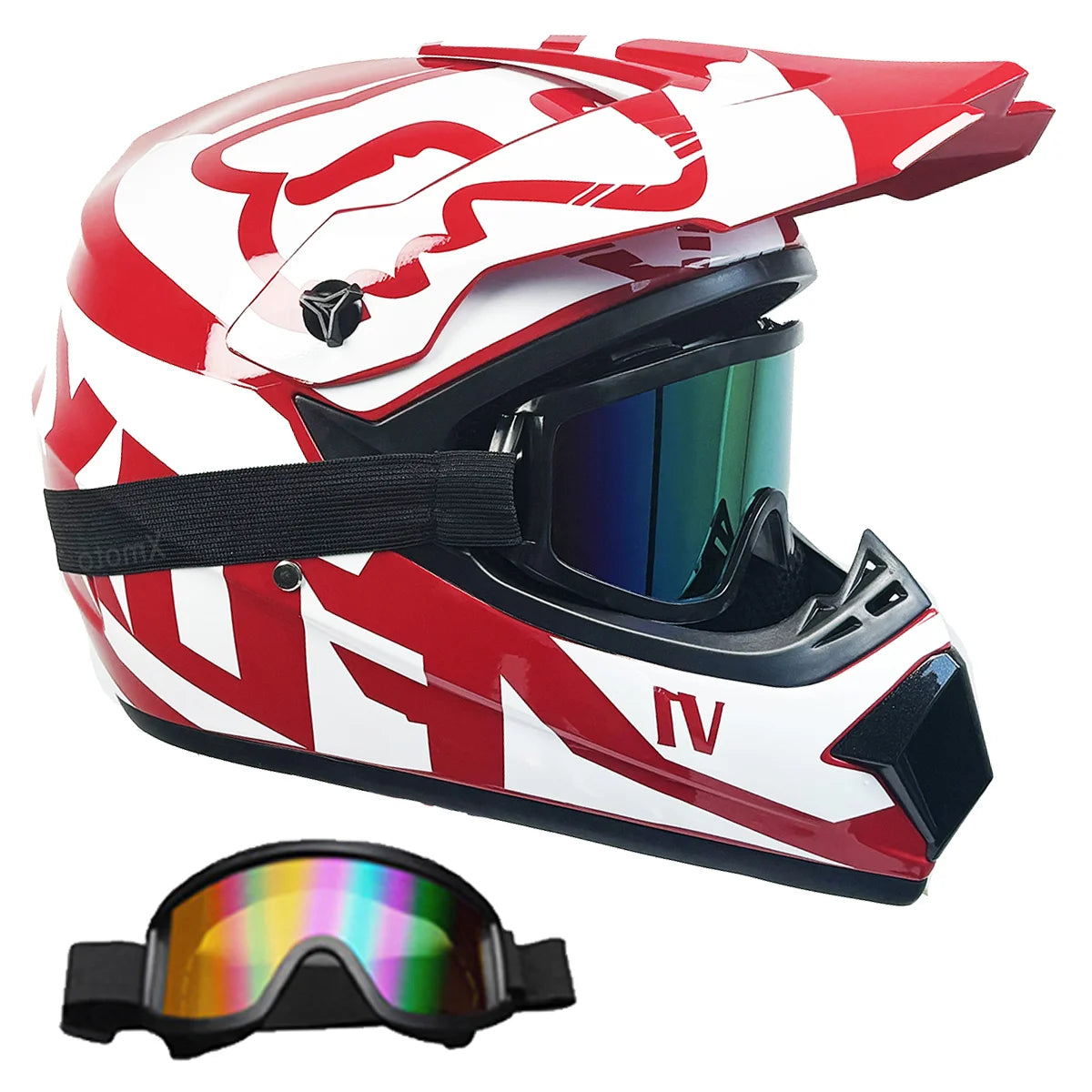 Casque Motocross FOX ABS DOT – Ride Nuts ⚡