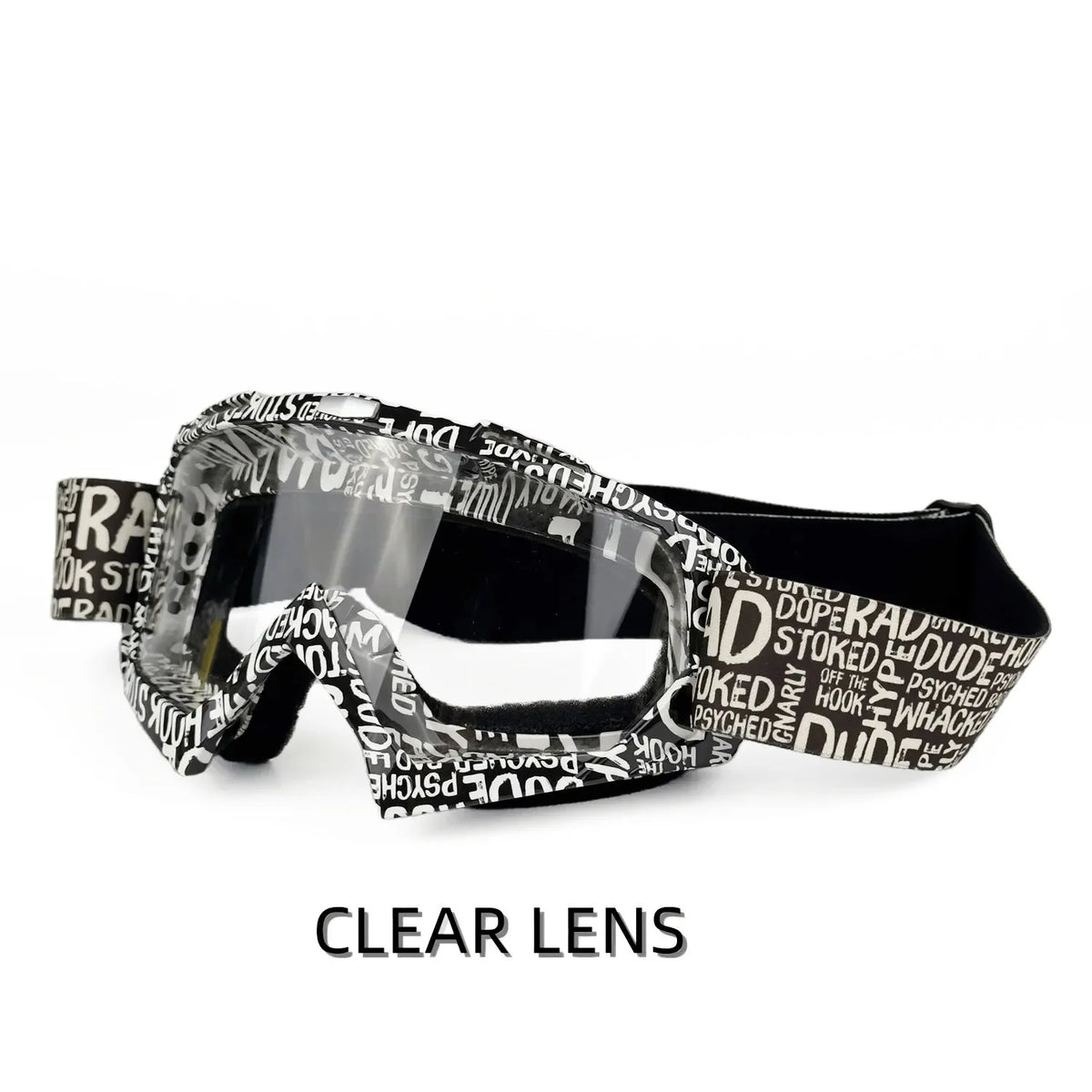 MX Motorcycle Motocross Goggles, Windproof Protective Off-Road Glasses for Men MTB ATV Cycling Racing Outdoor Sports
