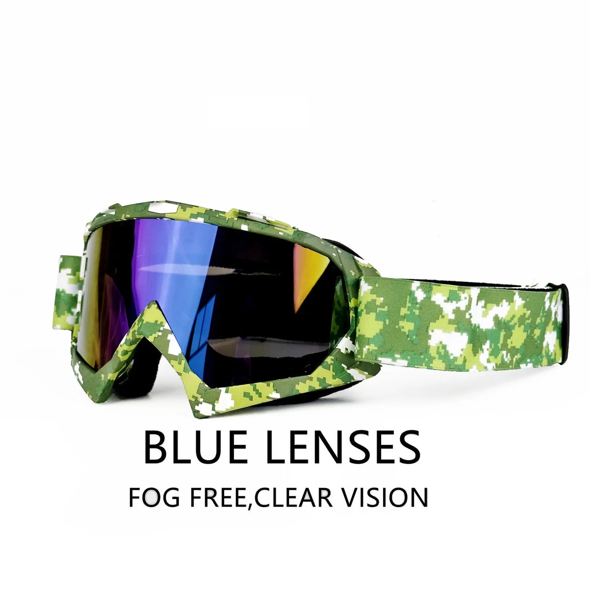 MX Motorcycle Motocross Goggles, Windproof Protective Off-Road Glasses for Men MTB ATV Cycling Racing Outdoor Sports