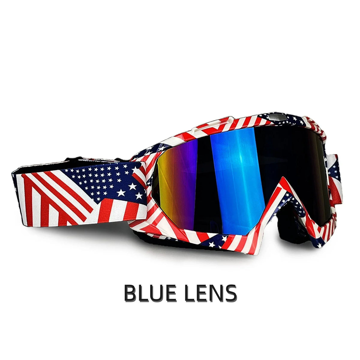 MX Motorcycle Motocross Goggles, Windproof Protective Off-Road Glasses for Men MTB ATV Cycling Racing Outdoor Sports