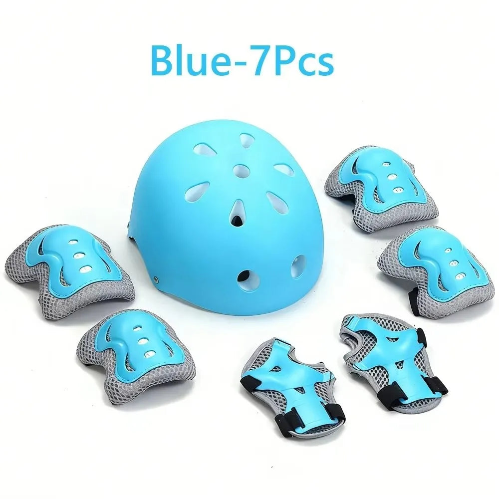 🛡️ Kit de protection 7 pièces – Casque + protections