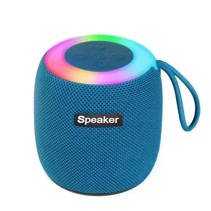 Mini haut-parleur Bluetooth RGB portable avec dragonne